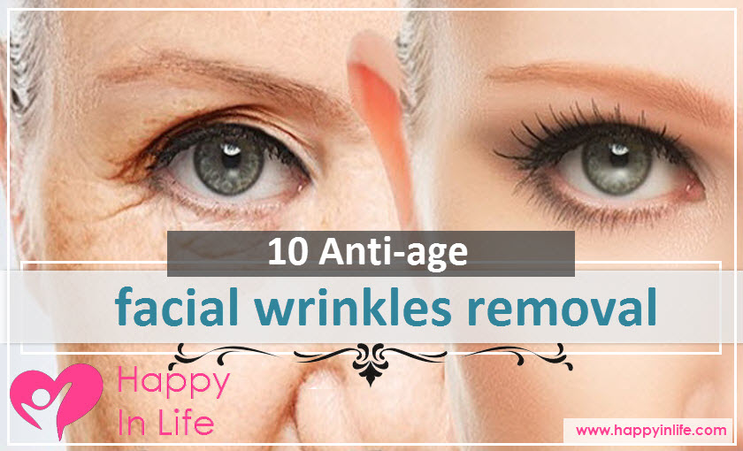 10 Anti-age facial wrinkles removal