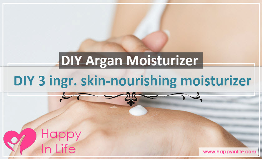 DIY 3 ingredients skin-nourishing moisturizer