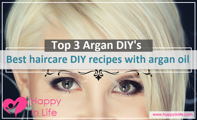 Best haircare DIY recipes with argan oil